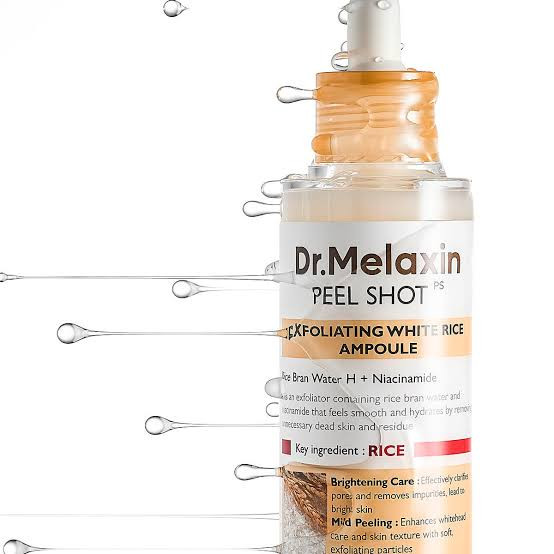 سرم لایه بردار برنج دکتر ملاکسین مدل Peel Shot White Rice